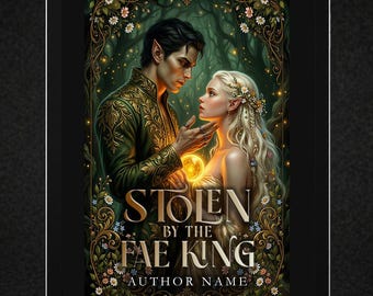 Romantasy Book Cover | Dark Fae, Enchanted Forest, Captive Romance (Kindle Ready)