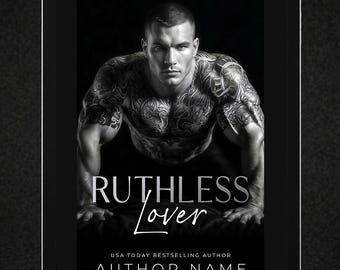 Possessive Alpha Romance Premade Book Cover | MC Biker Dark Romance — Dominant Hero Tattooed Bad Boy (Kindle Ready)