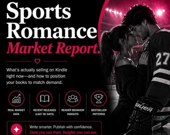 Sports Romance Market Report (Q1 2026) | Kindle Publishing Strategy (Digital Download)