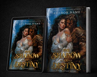 Premade Romantasy Book Cover Design | Couple Embrace | Self Publishing Ready Cover Art