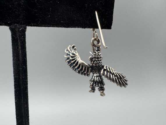 Signed SC Native Eagle Kachira Dancer Dangle Earr… - image 9