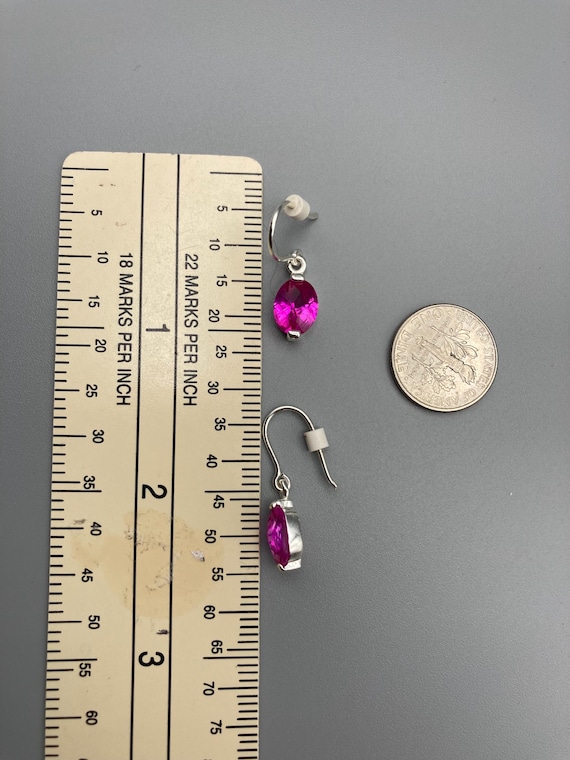 Signed Marsala Lab Created Ruby 925 Sterling Silv… - image 7