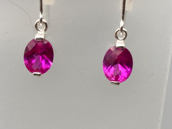 Signed Marsala Lab Created Ruby 925 Sterling Silv… - image 4