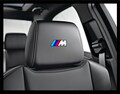 5x BMW M Logo Headrest Decal, Vinyl Badge Stickers for Leather Seats, Performance Motorsport Series 1 2 3 4 5 6 7 8 E F X Z M i3 i4 iX product logo