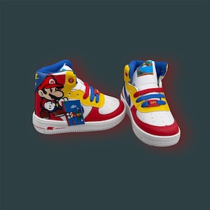 Super Mario Bros High Top Kleinkindschuhe