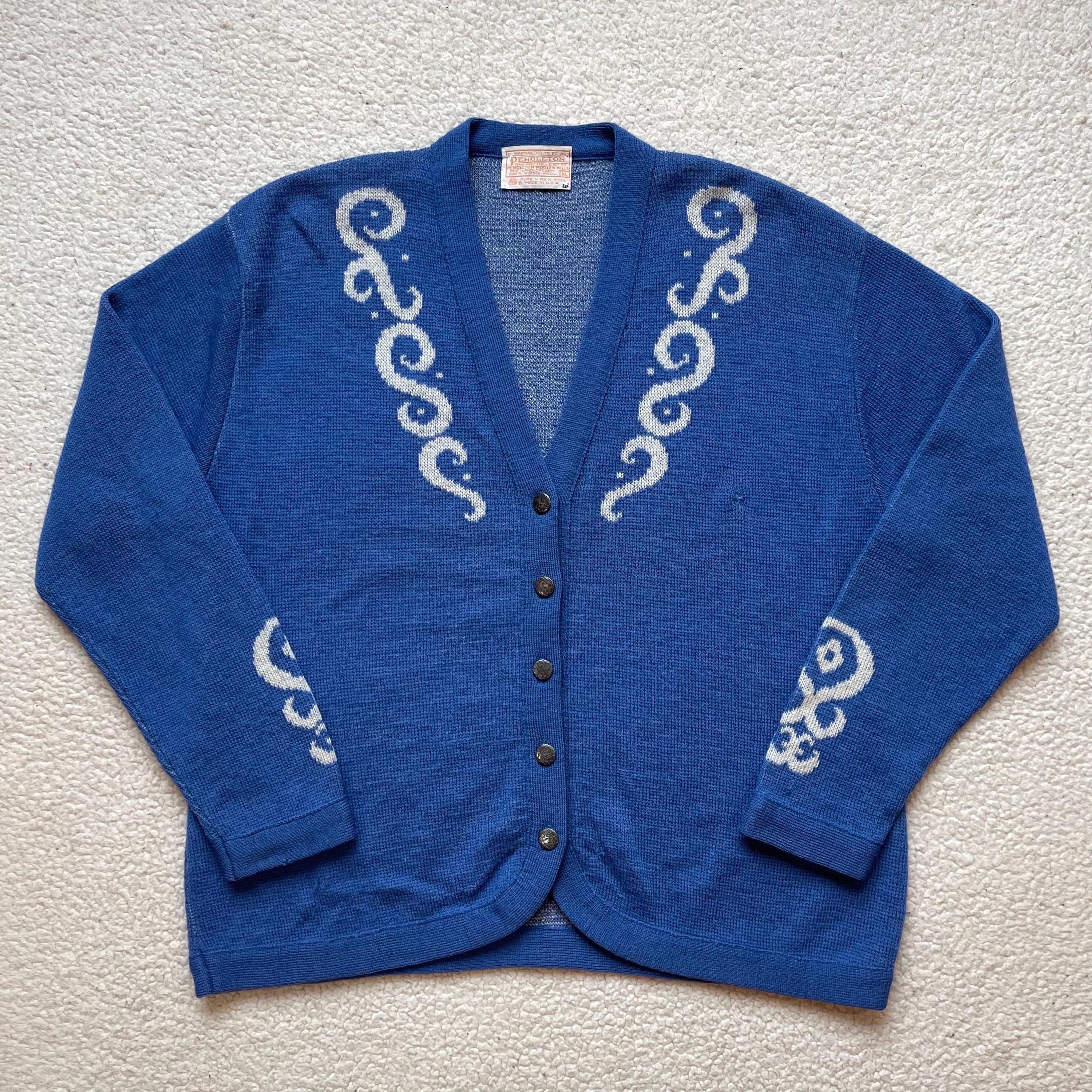 トップス 70s-80s PENDLETON Ombre Wool Cardigan s-l1200.jpg