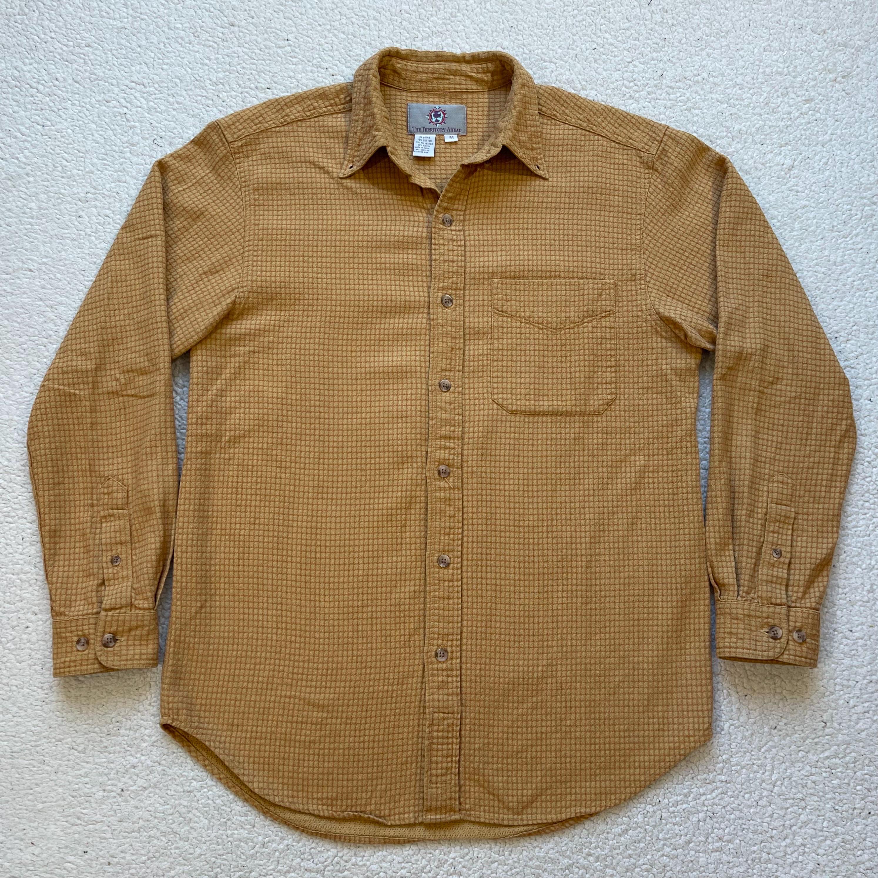 90s Territory Ahead / H-Zip Knit L Grey The Territory Ahead Shirt 