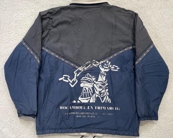 Vintage 90s Columbia Convert Ski Jacket: Green Fleece-lined Nylon