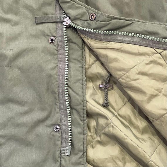 Vintage 90s Swedish Army M-90 Parka Olive Oversized M… - Gem