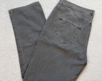 Vintage 90s Gramicci Olive Cotton Pants: Mens 38x31