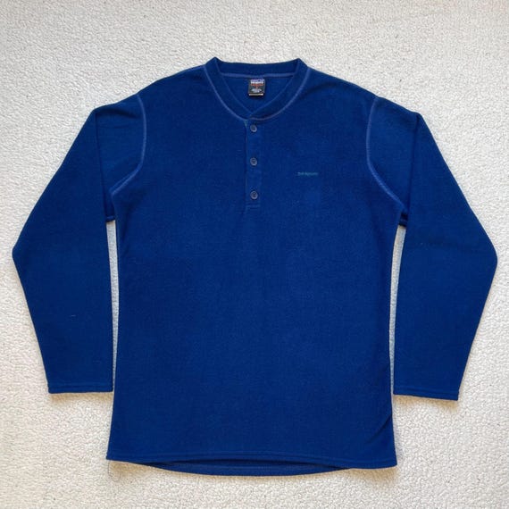 Vintage 90s Patagonia Fleece Base Layer Blue Capilene Outdoor