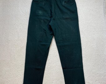 Vintage Ranger Whipcord Wool Pants - 1950s/60s Teal Work Trousers