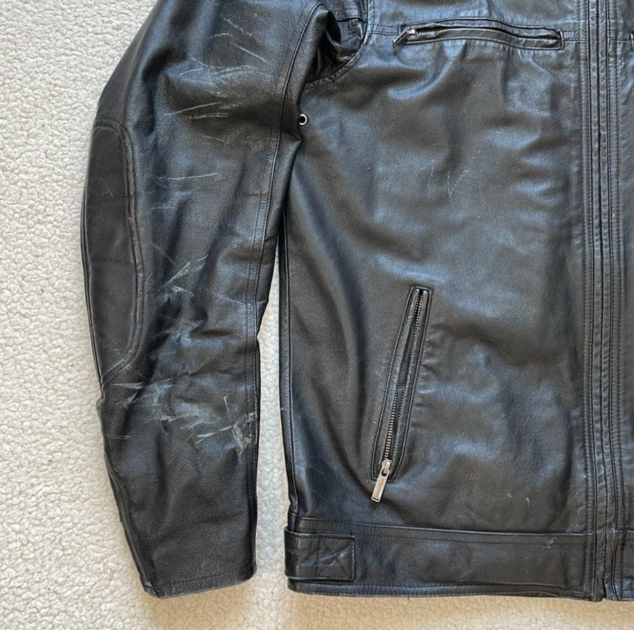 Very Rare Vintage Harley Davidson Genuine Leather