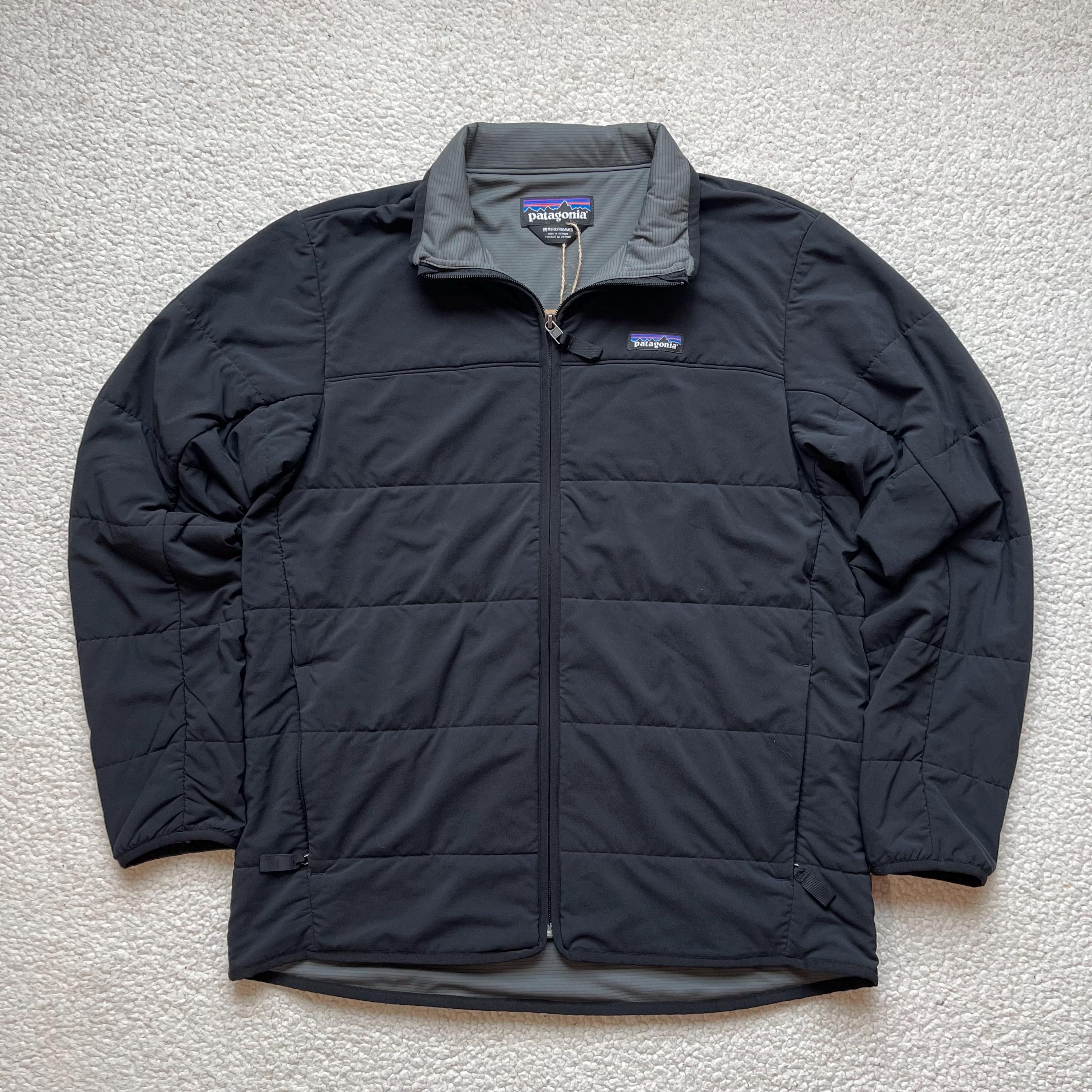 Vintage 00s Patagonia Softshell Jacket Black Outdoor Logo Zip up
