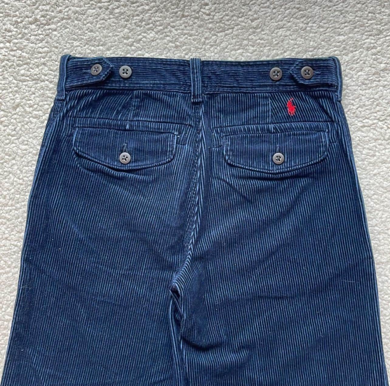 ラルフローレン POLO CORDS TALON MADE IN USA Vintage Polo Ralph Lauren Brown Corduroy Pants Made in USA