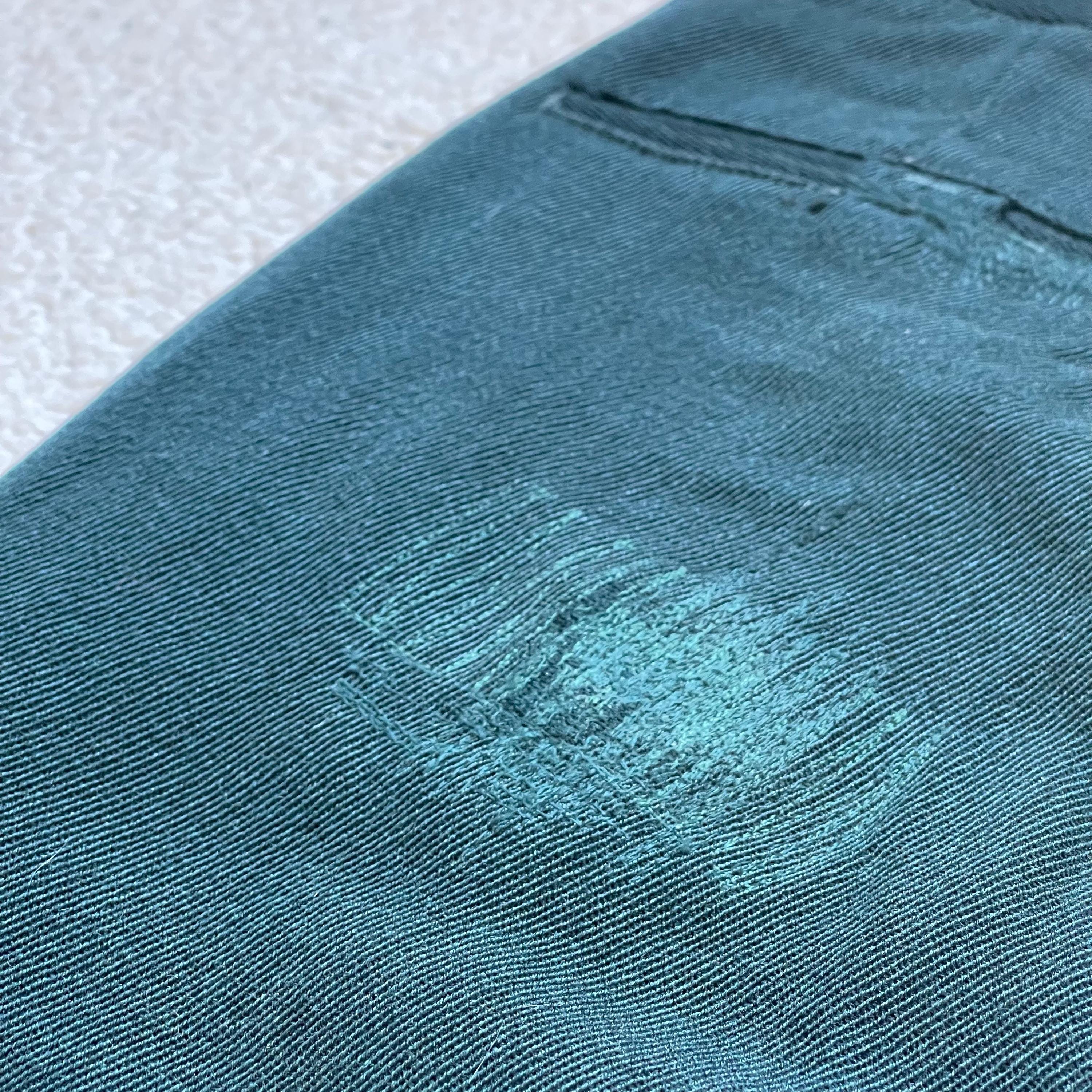 Vintage Ranger Whipcord Wool Pants - 1950s/60s Teal Work Trousers
