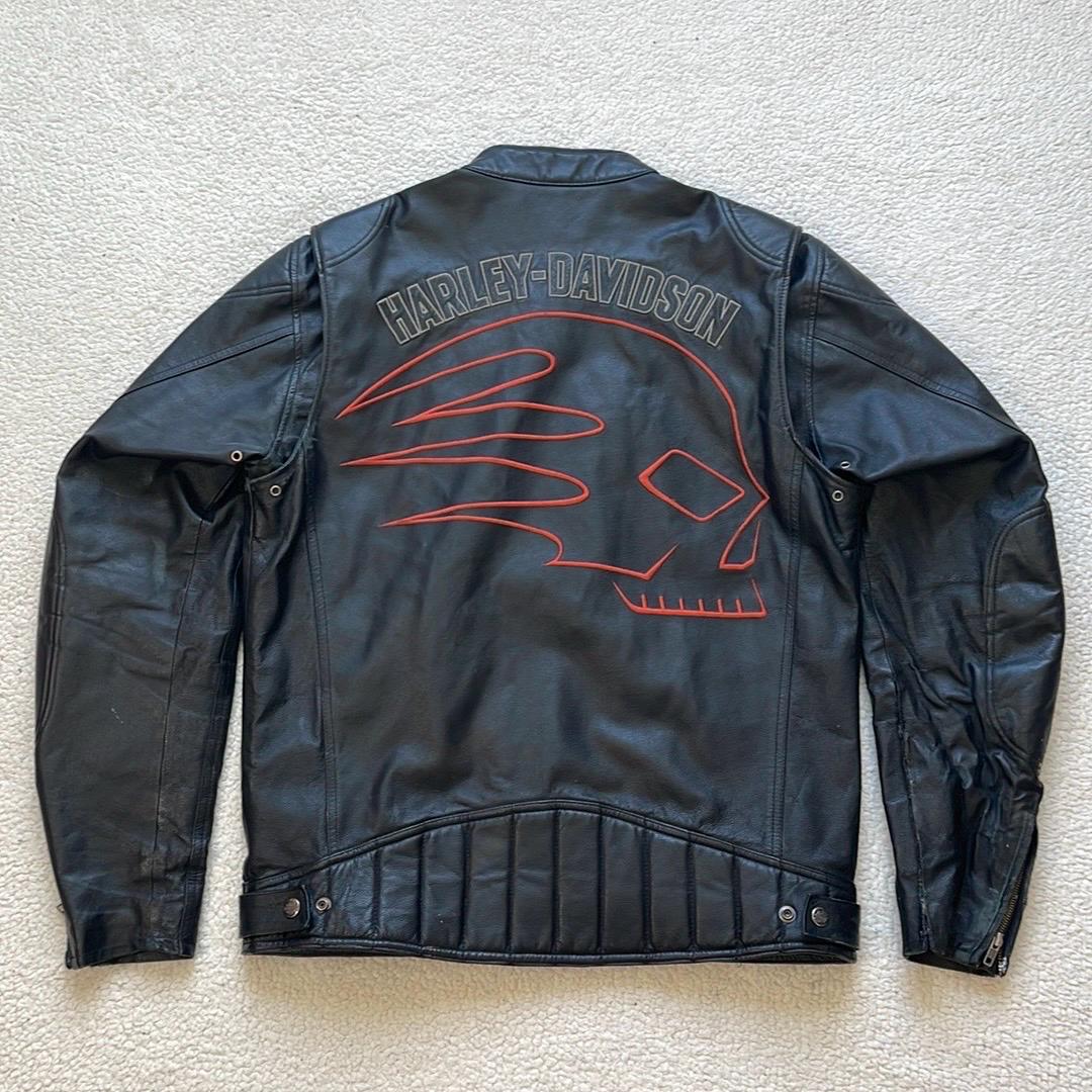 Harley Davidson Skull Jacket - Etsy