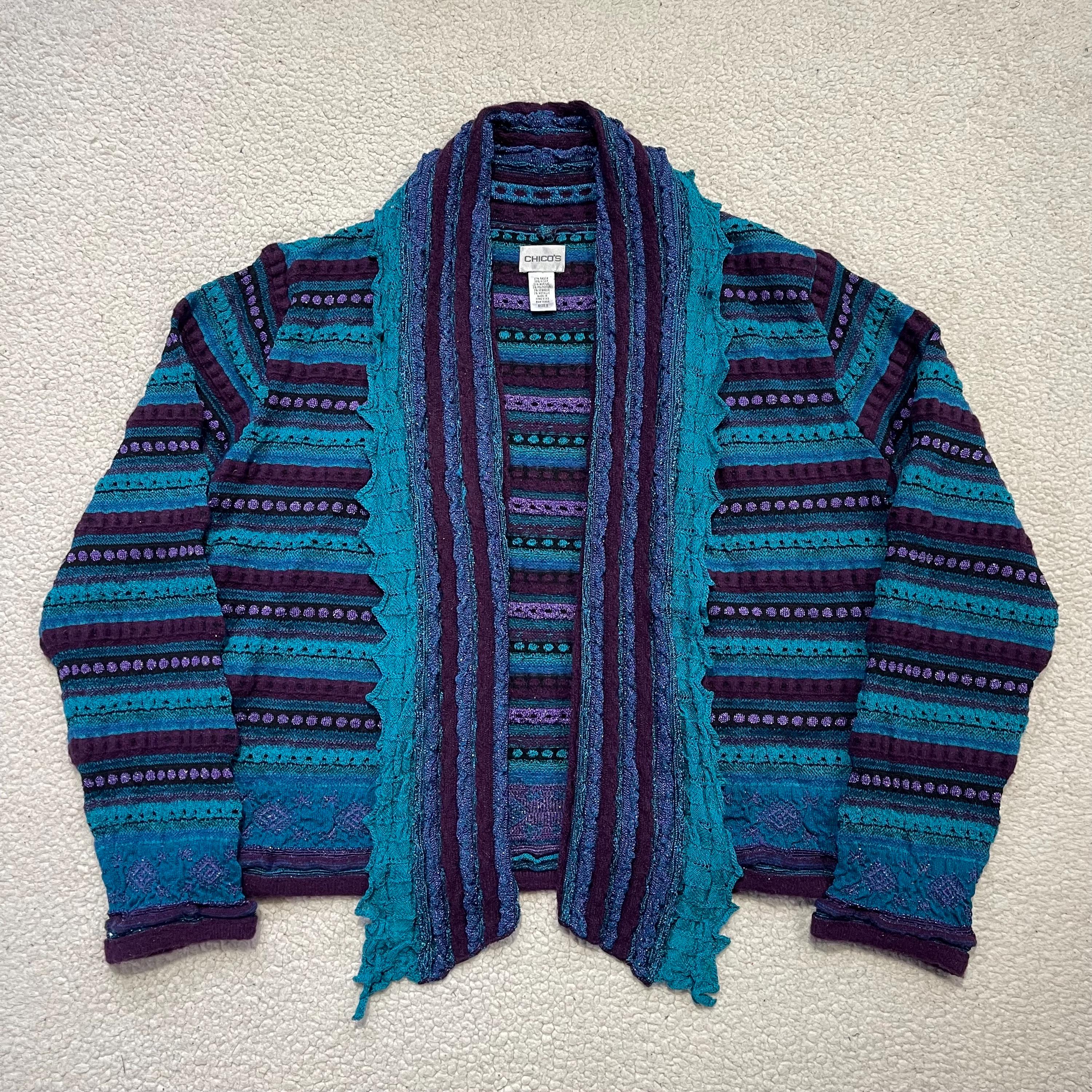 トップス COOGI Australia 3D Knit Cardigan Wool L COOGI Australian Made Cardigan 3D Knit Good Color Combination M