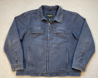 Vintage 80s Eddie Bauer Nylon Fleece Lined Jacket - Neon Pink Size