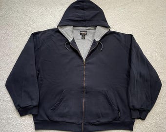 Vintage Sun Faded Thermal Lined Hoodie Zip up Sweater 3xl - Etsy