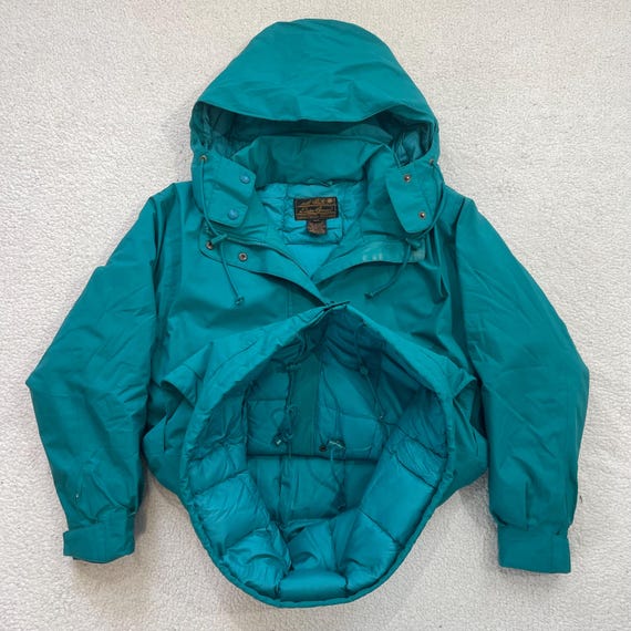 Vintage 90s Eddie Bauer Gore-tex Goose Down Parka, Aquamarine Size