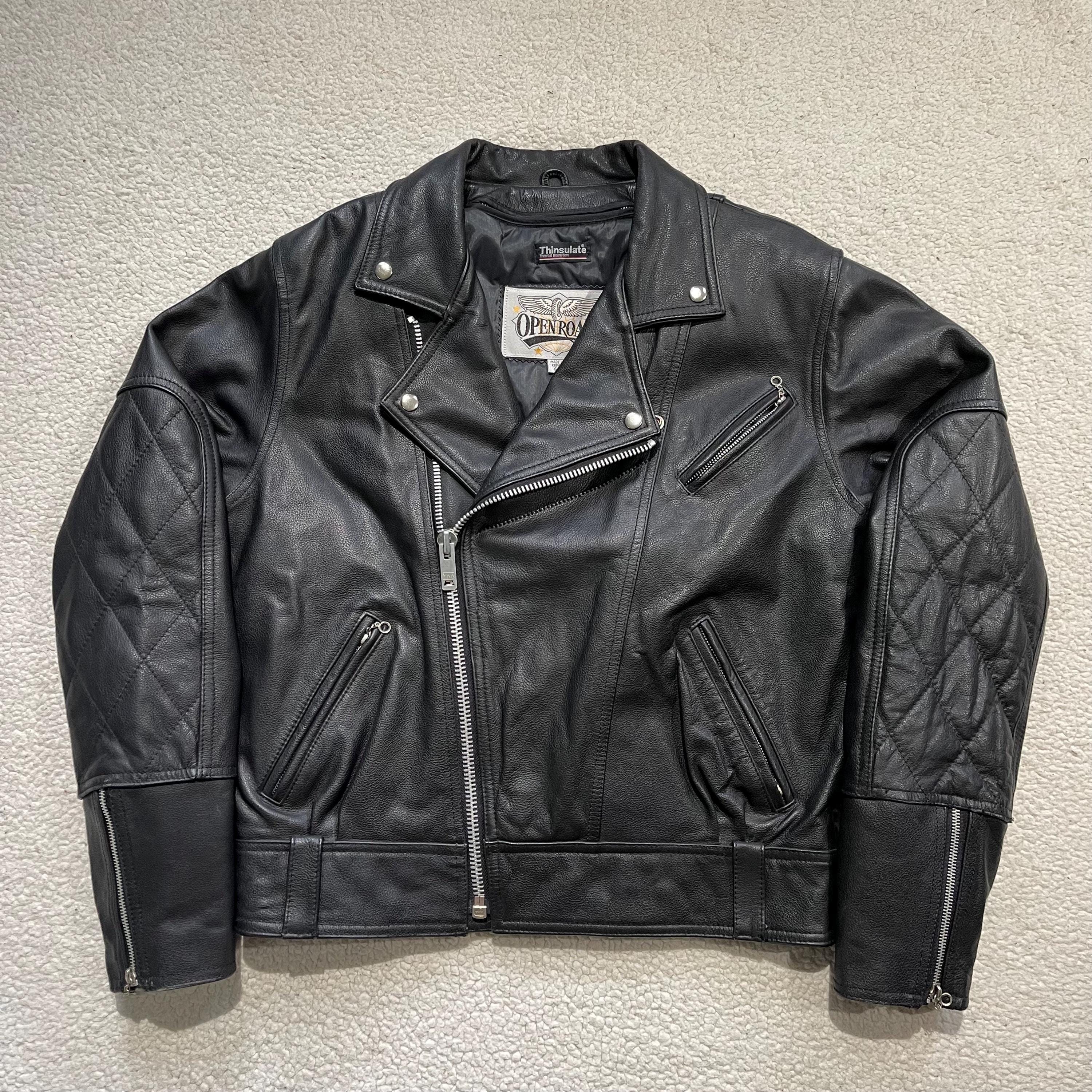 80s Cropped Leather Jacket - Etsy