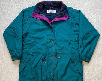 90’s Columbia vintage nylon jacket Vintage Columbia Sportswear Nylon Windbreaker Ski Jacket Color