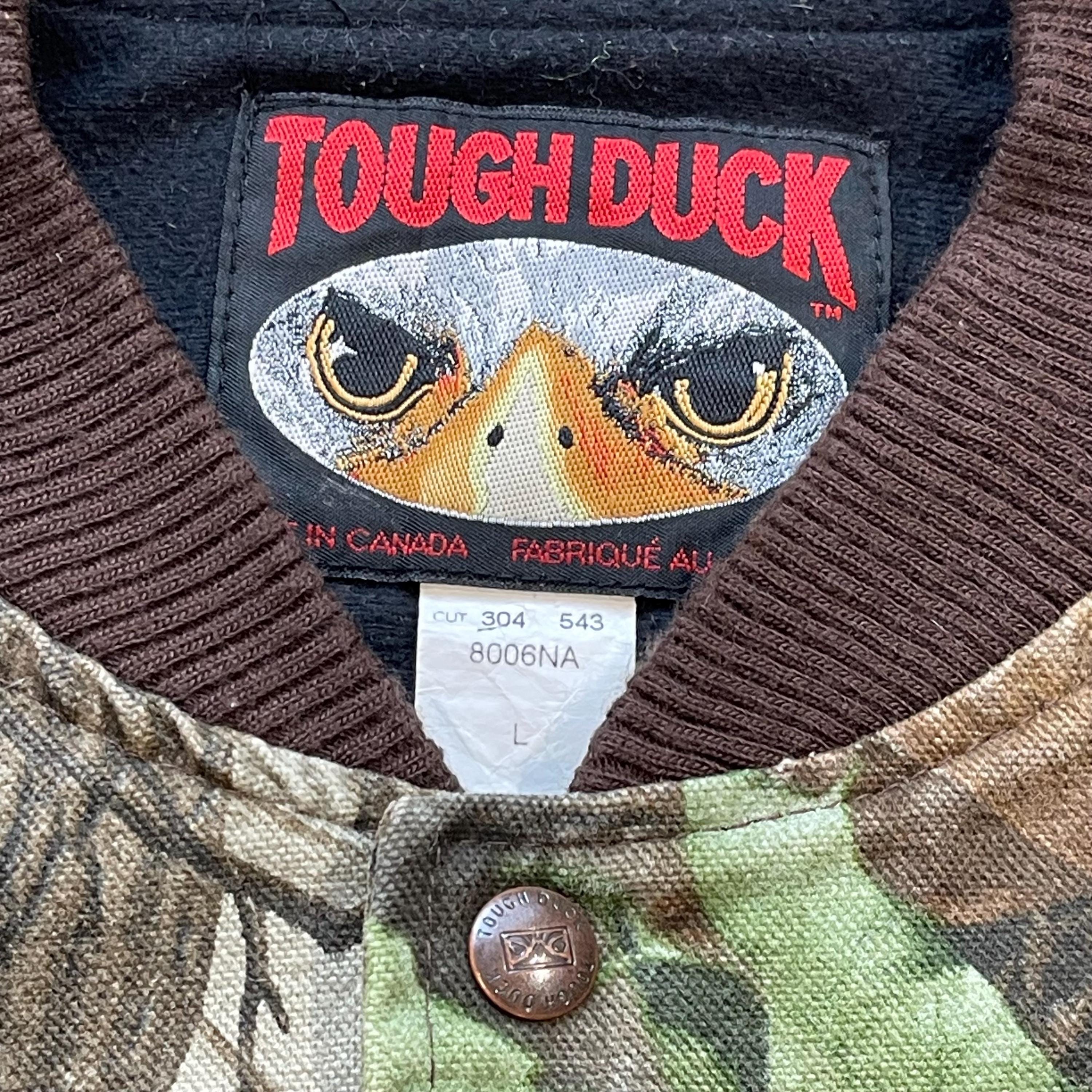 Vintage 90s Real Tree Camo Jacket Tough Duck Snap up Canvas