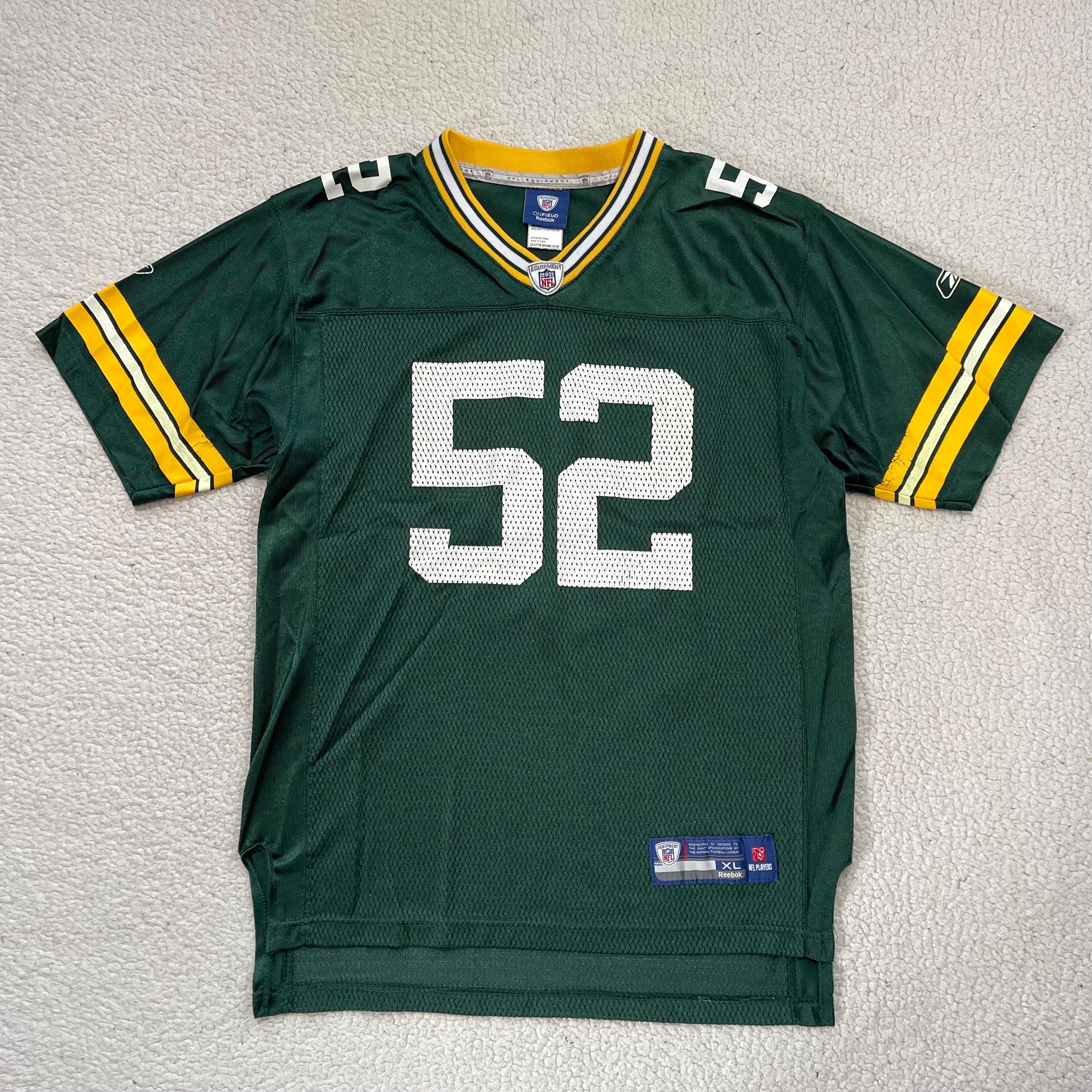 Vintage Clay Matthews Packers Jersey 00s NFL on Field Reebok Green