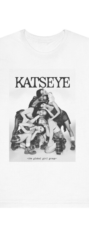 T-shirt Décontracté Imprimé Katseye Merch - Style Rétro Unisexe