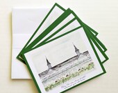 Notecards,Derby inspired, Horse racing art, original watercolor, Louisville, realtor gift, new home