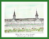 Notecards, Personalized, Derby inspired, Horse racing art, original watercolor