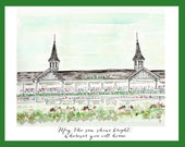 Notecards, Derby inspired, Horse racing art, original watercolor