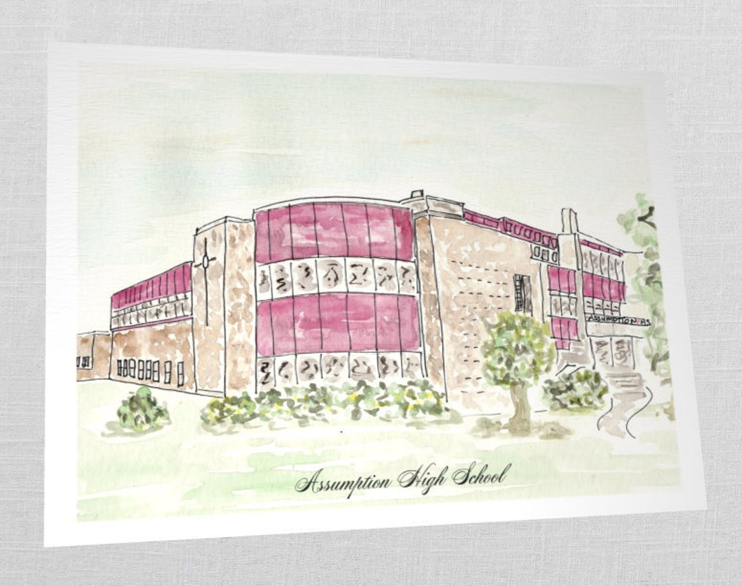 REPRINT: Assumption High School, Rockets, Louisville, KY, 8x10 - Etsy