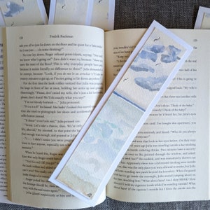 Beach Scene Watercolor Bookmark, Original, Hand Painted, Custom, Gift ...