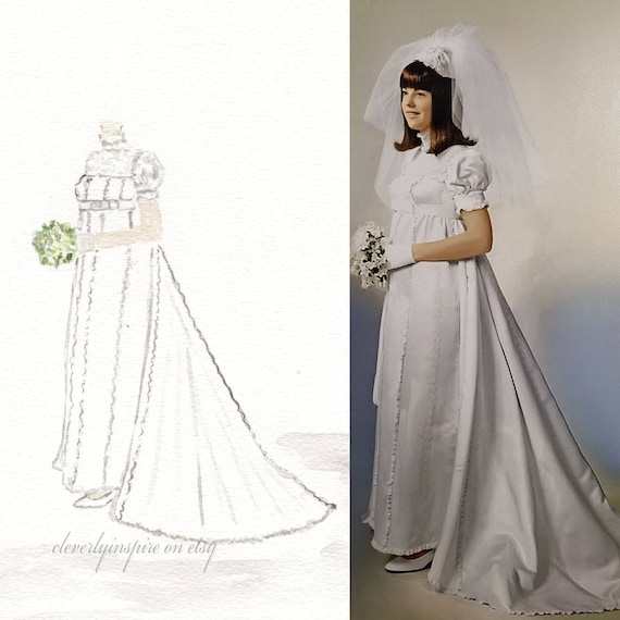 1969 wedding dresses