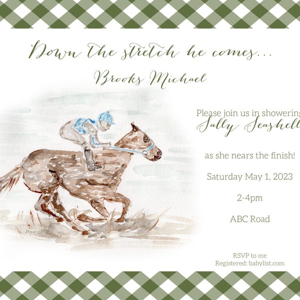 Printable Kentucky Derby Party Invitations Etsy