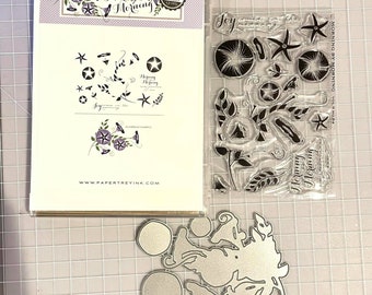 Papertrey Ink "Morning by Morning" stamp & die set