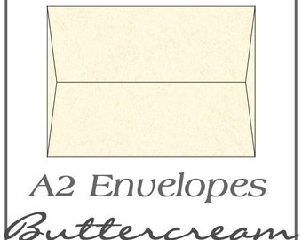 A2 Envelopes - Buttercream