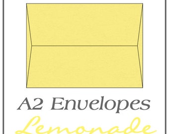 A2 Envelopes - Lemonade