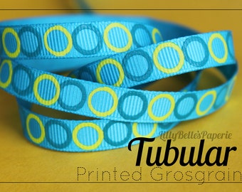 3/8"  Patterned Grosgrain Ribbon