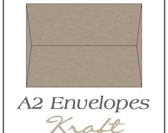 A2 Envelopes - Kraft