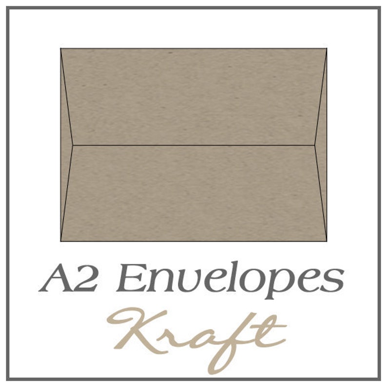 A2 Envelopes Kraft image 1