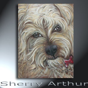 Dog Portrait Binky Original Artwork