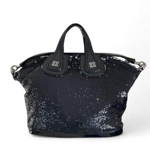 Givenchy Nightingale black bag - Luxury shoulder bag with sequins