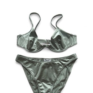ビキニ DOLCE  GABBANA Women Swimsuit O8A02J ONO11HI13N GREY Majolica-print triangle bikini in Multicolor for Women