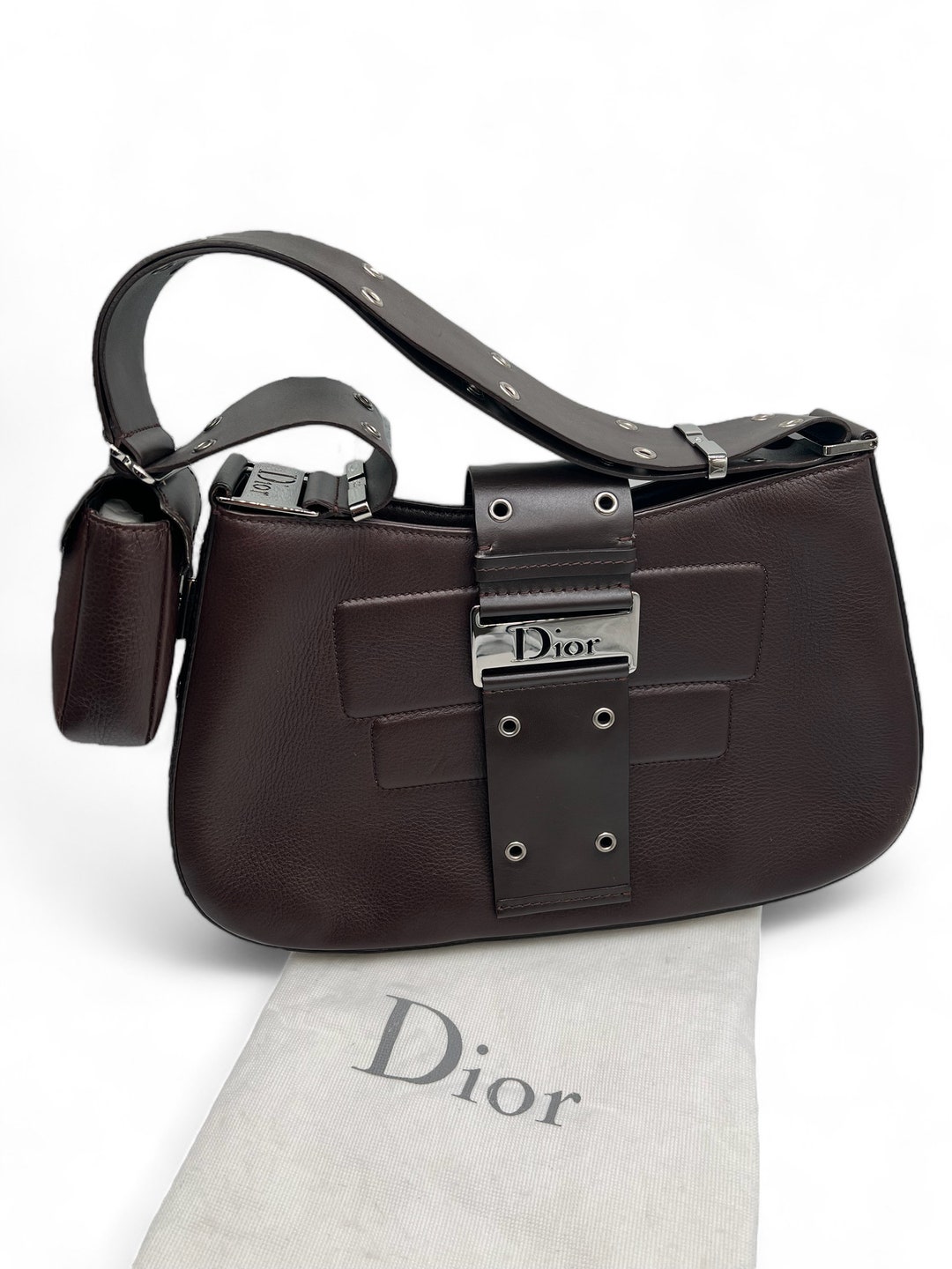 John Galliano Dior Columbus Brown Bag - Etsy