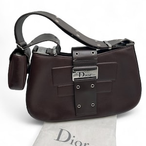 John Galliano Dior Columbus brown bag