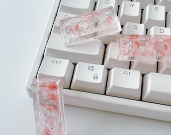 Toetskapje roze bubbelhars: 2,25U Artisan MX Cherry-schakelaar