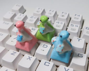 Nessie Artisan Keycap: handgemaakt polymeerklei MX Cherry Switch-accessoire